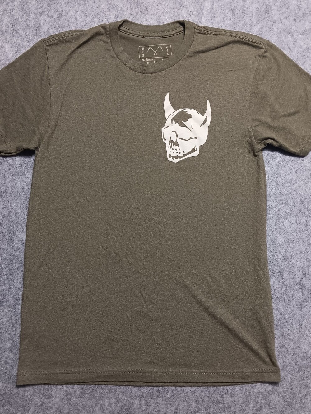 One7six Shirt Mens Small Green No Kings For This Land Logo Supdef FOG Military